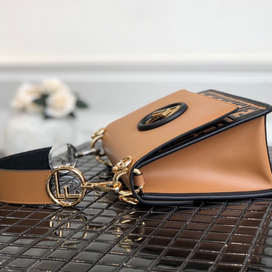 KAN I F, leather bag, Fendi Shoulder Bag