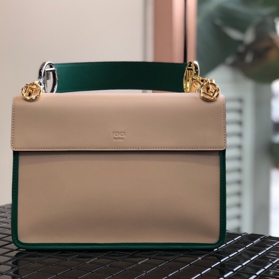 KAN I F, leather bag, Fendi Shoulder Bag
