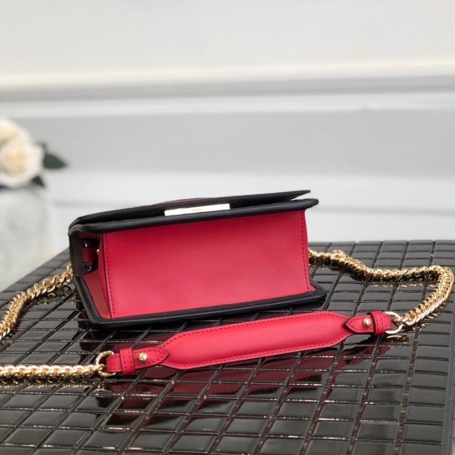 KAN I F SMALL, leather mini-bag, Fendi Shoulder Bag