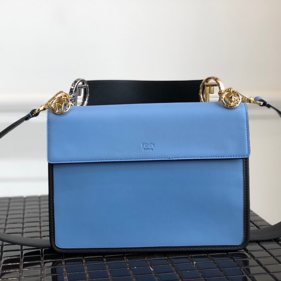 KAN I F, leather bag, Fendi Shoulder Bag