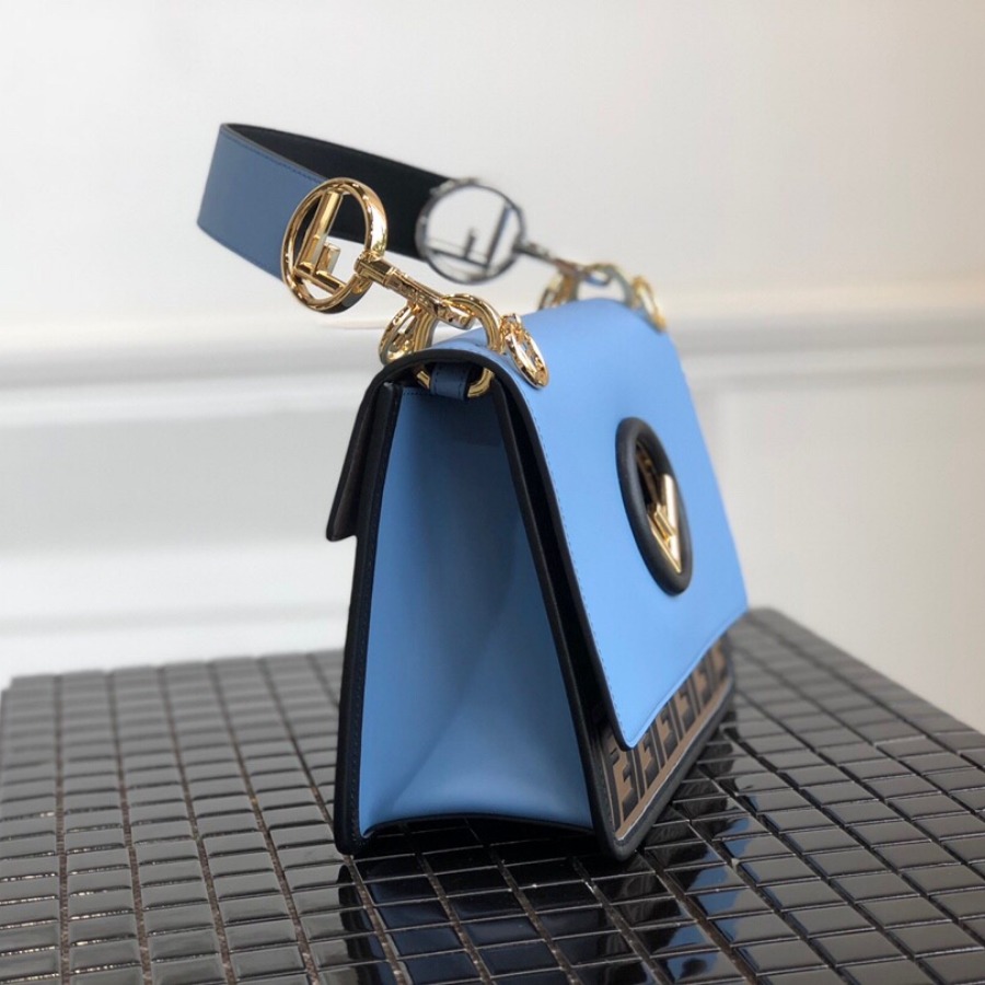 KAN I F, leather bag, Fendi Shoulder Bag