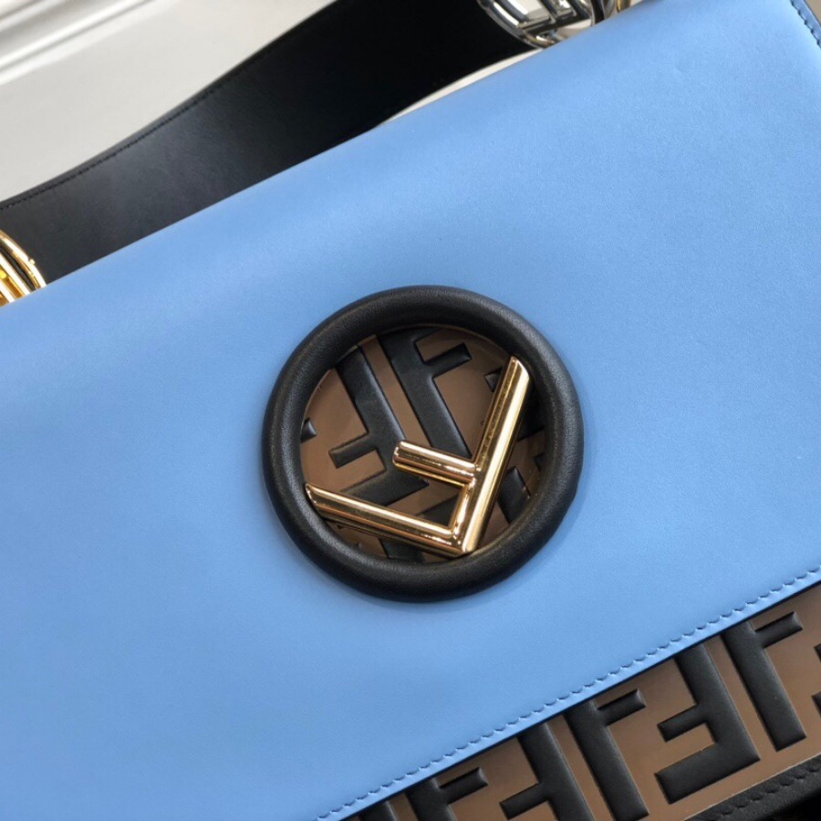 KAN I F, leather bag, Fendi Shoulder Bag