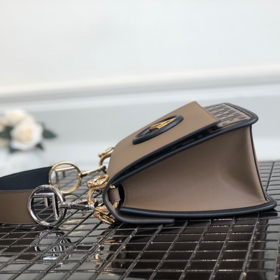KAN I F, leather bag, Fendi Shoulder Bag