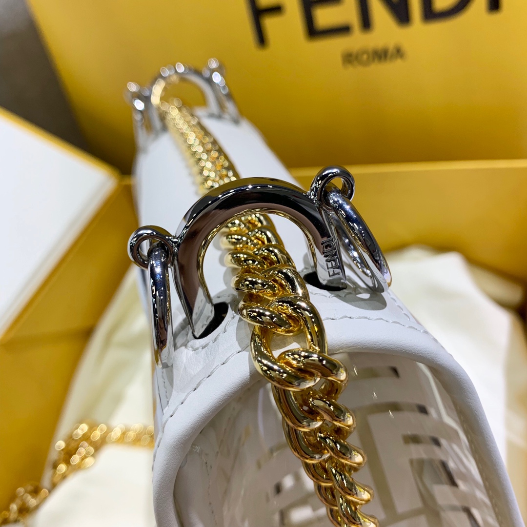 KAN I F SMALL, PU mini-bag, Fendi Shoulder Bag
