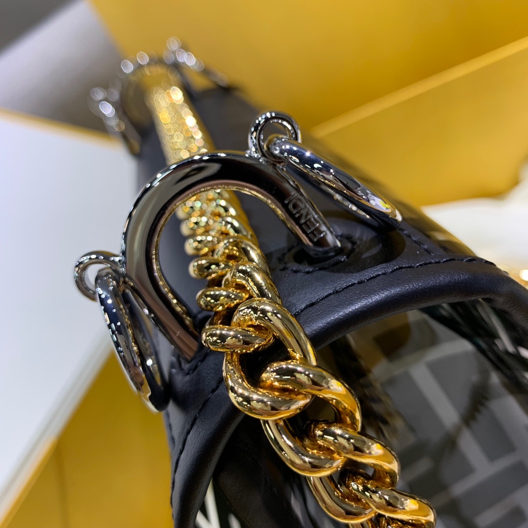 KAN I F SMALL, PU mini-bag, Fendi Shoulder Bag