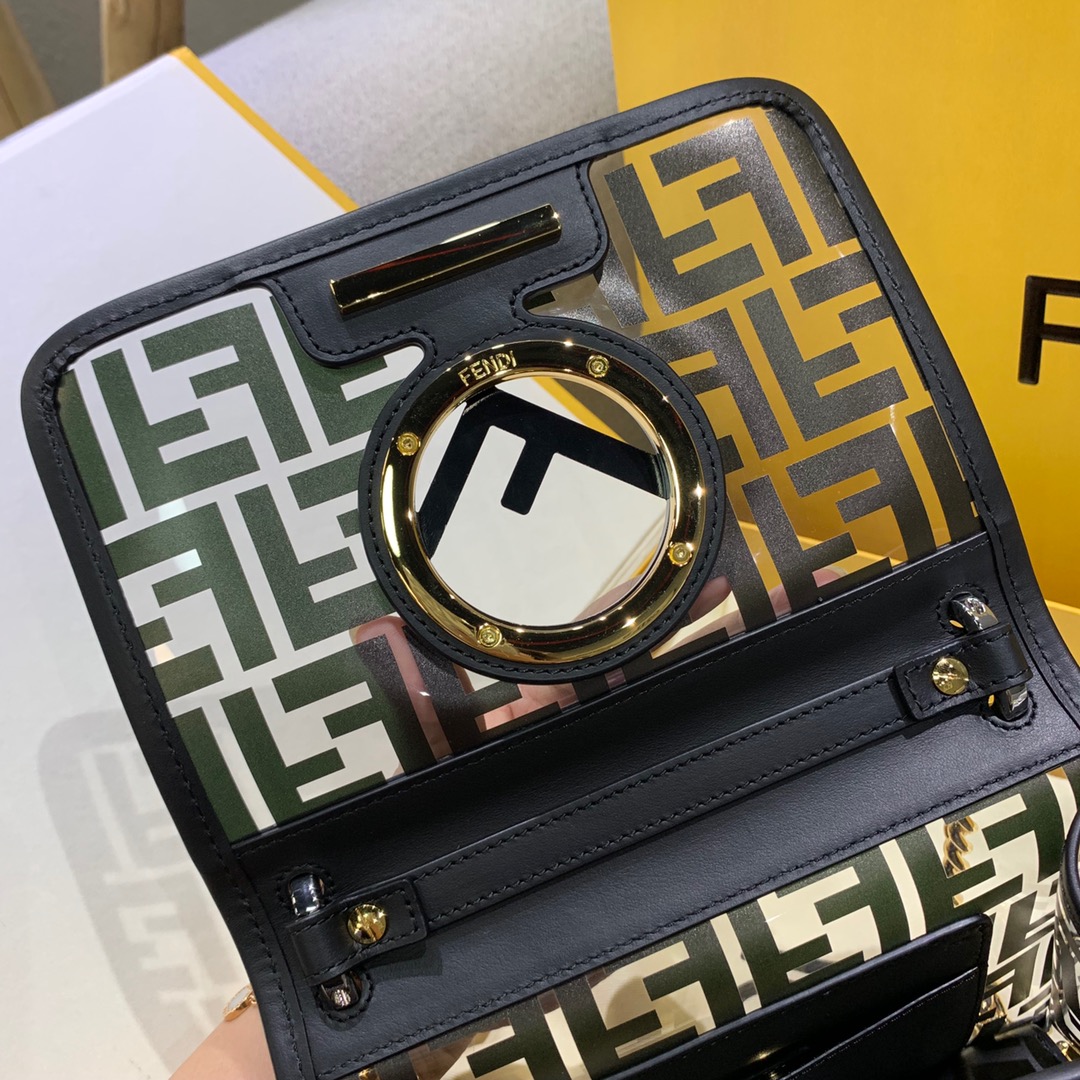 KAN I F SMALL, PU mini-bag, Fendi Shoulder Bag