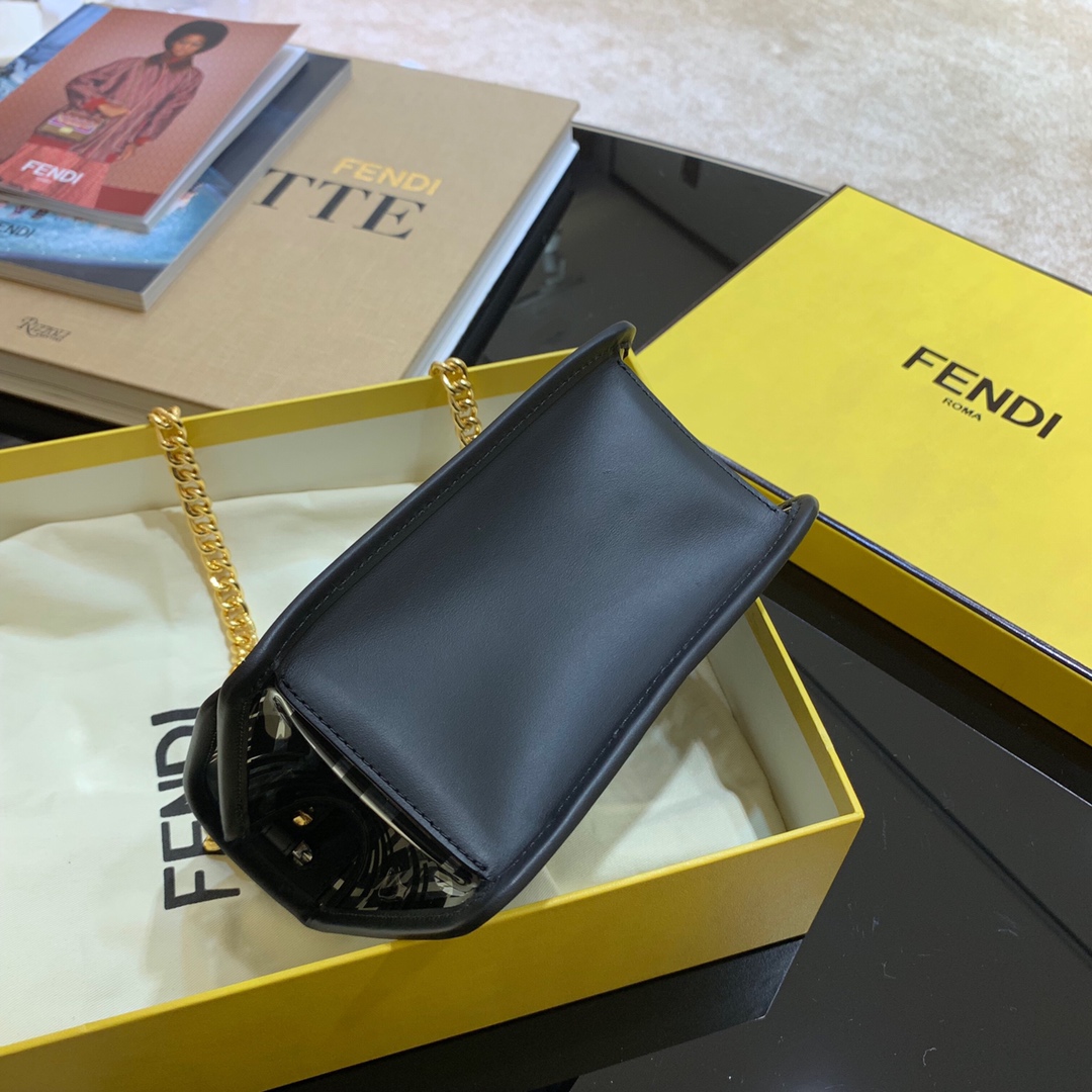 KAN I F SMALL, PU mini-bag, Fendi Shoulder Bag