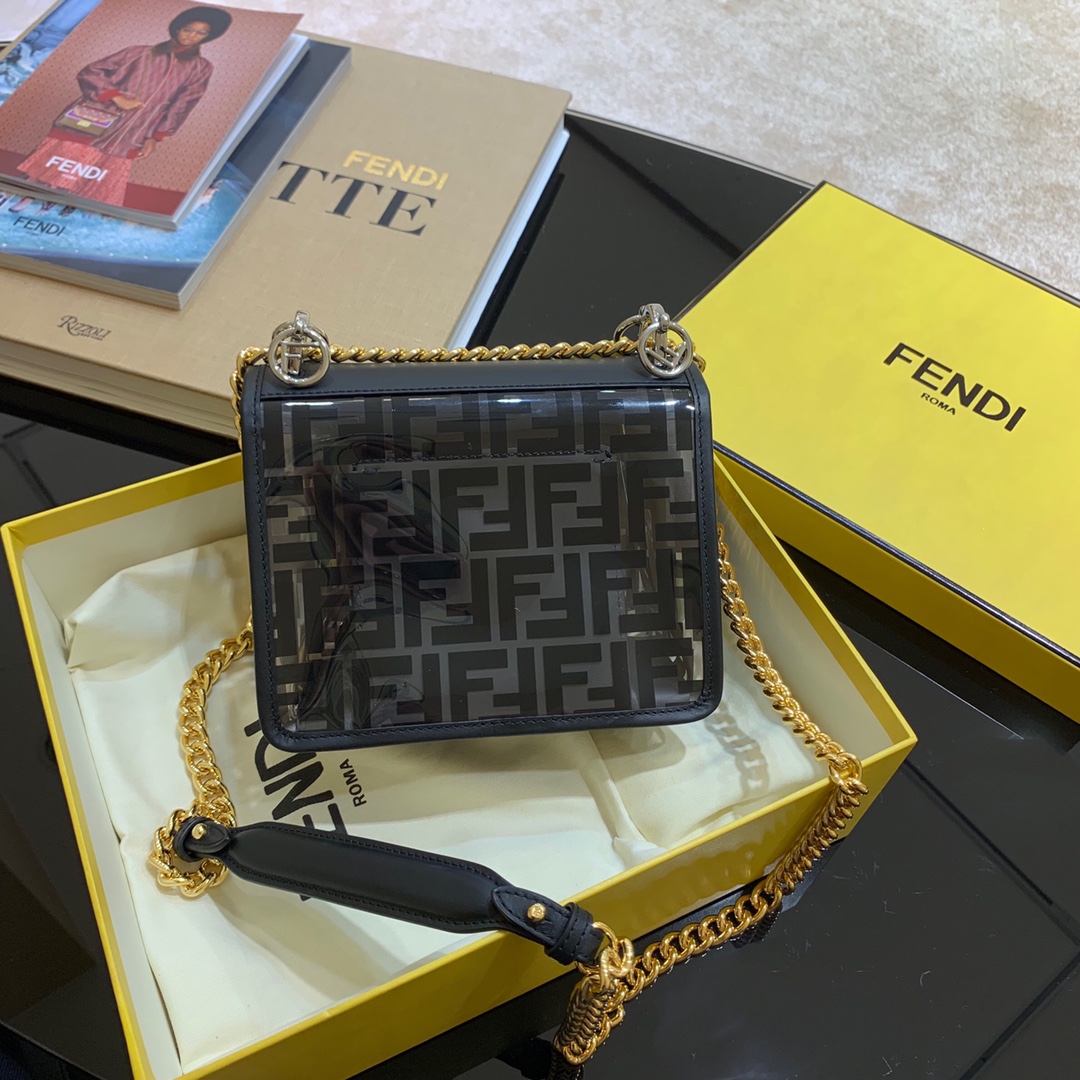 KAN I F SMALL, PU mini-bag, Fendi Shoulder Bag