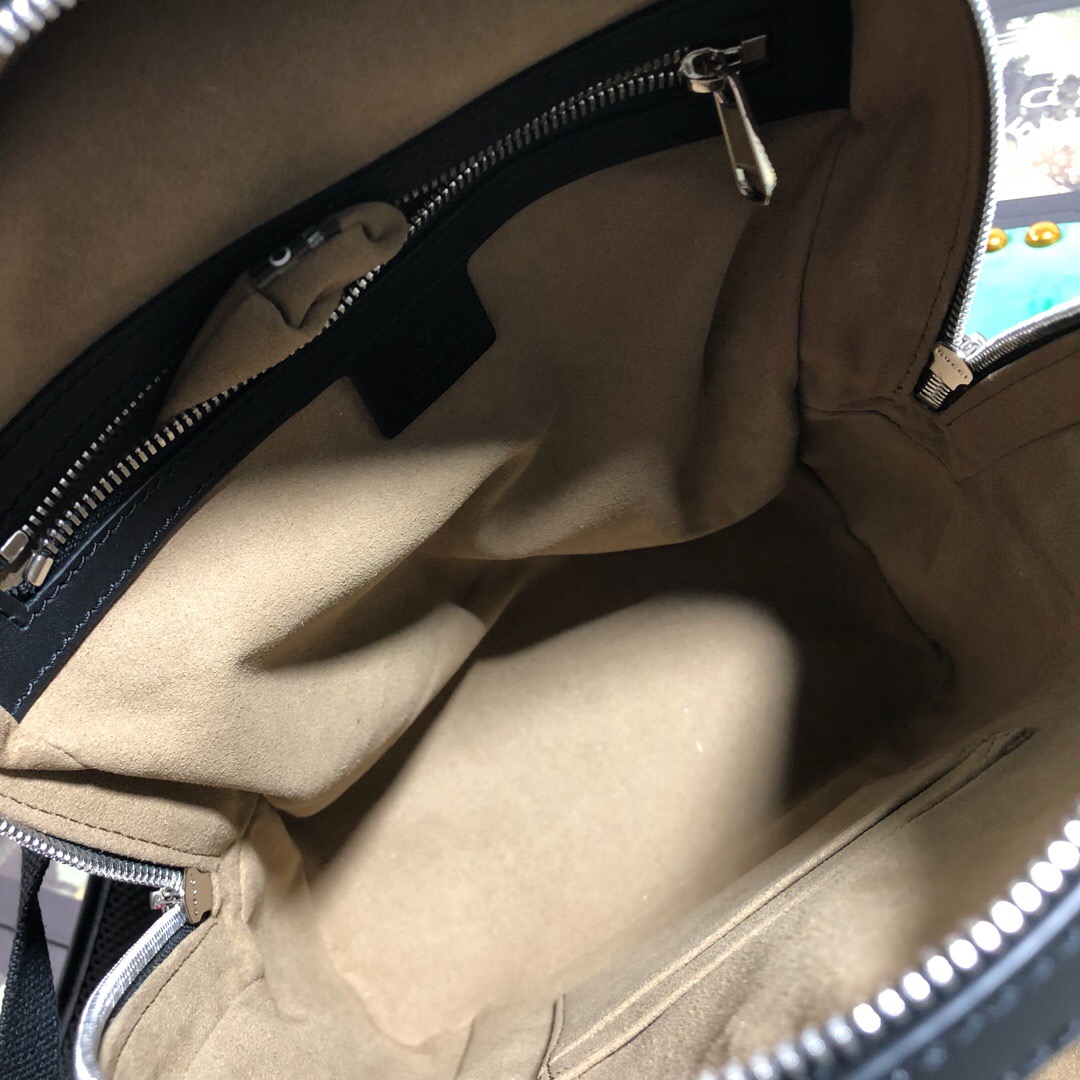 450967 Gucci Signature leather backpack, Gucci Men's Backpacks