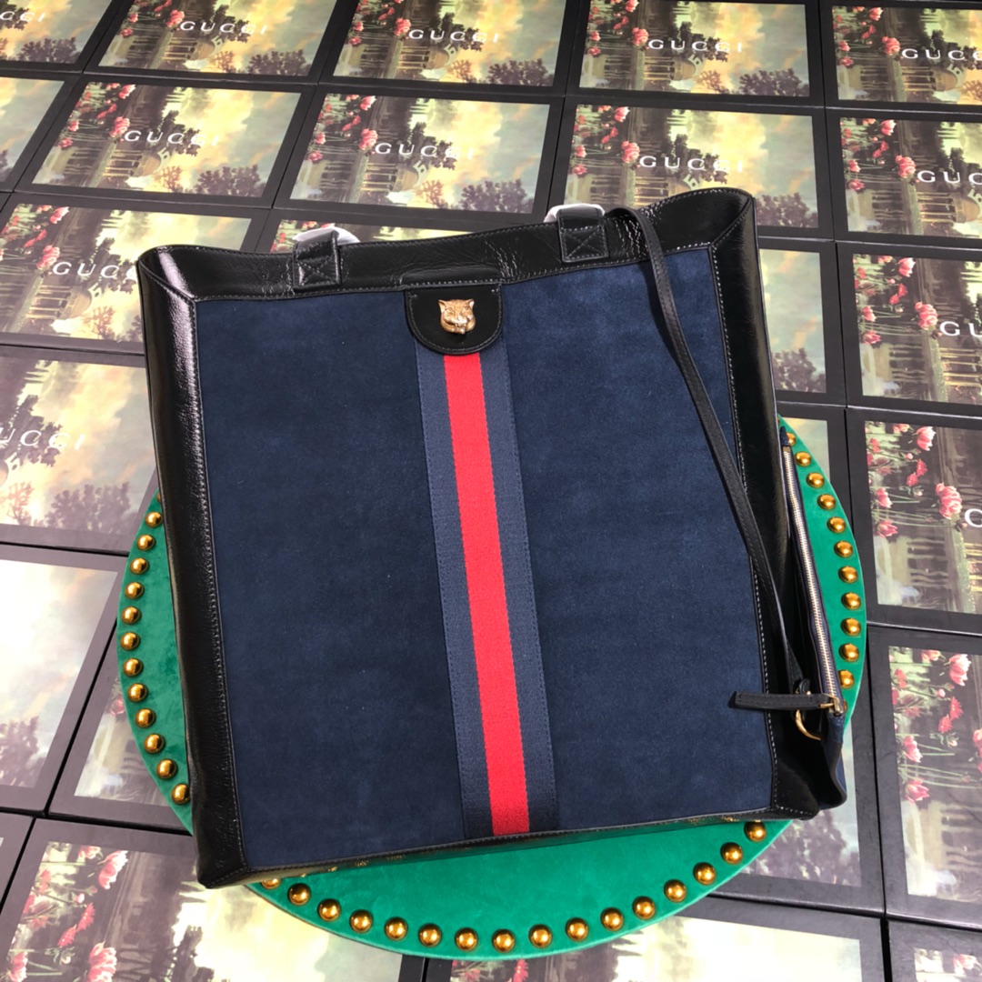 519335 Ophidia suede large tote, Gucci Handbags