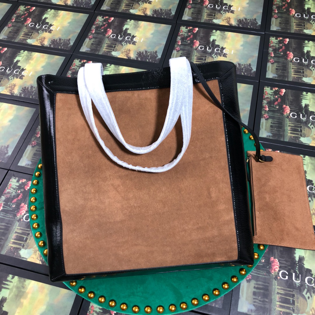 519335 Ophidia suede large tote, Gucci Handbags