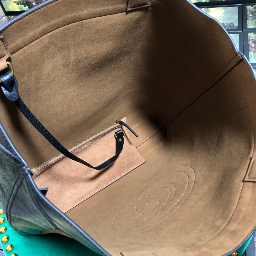 519335 Ophidia suede large tote, Gucci Handbags