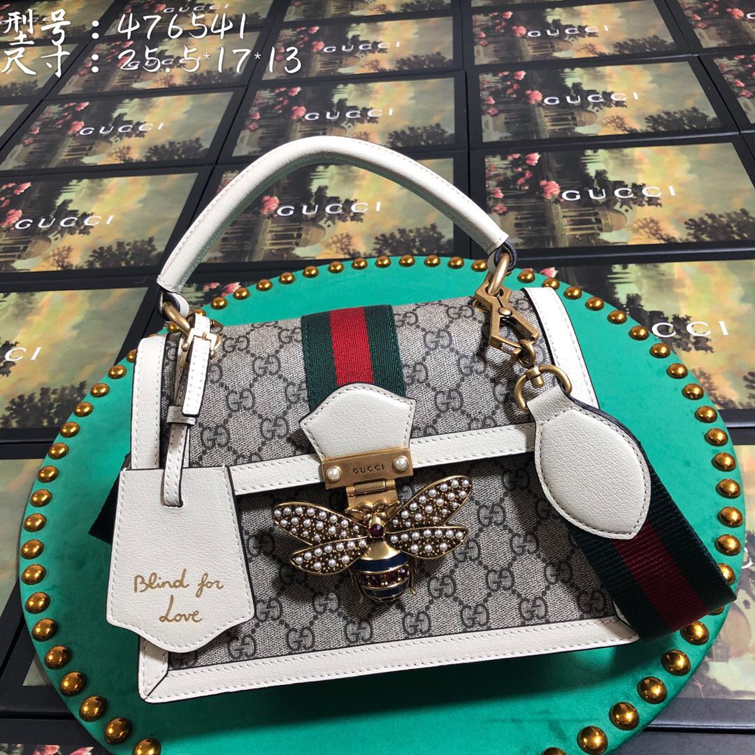 476541, Queen Margaret GG small top handle bag, GUCCI HANDBAGS