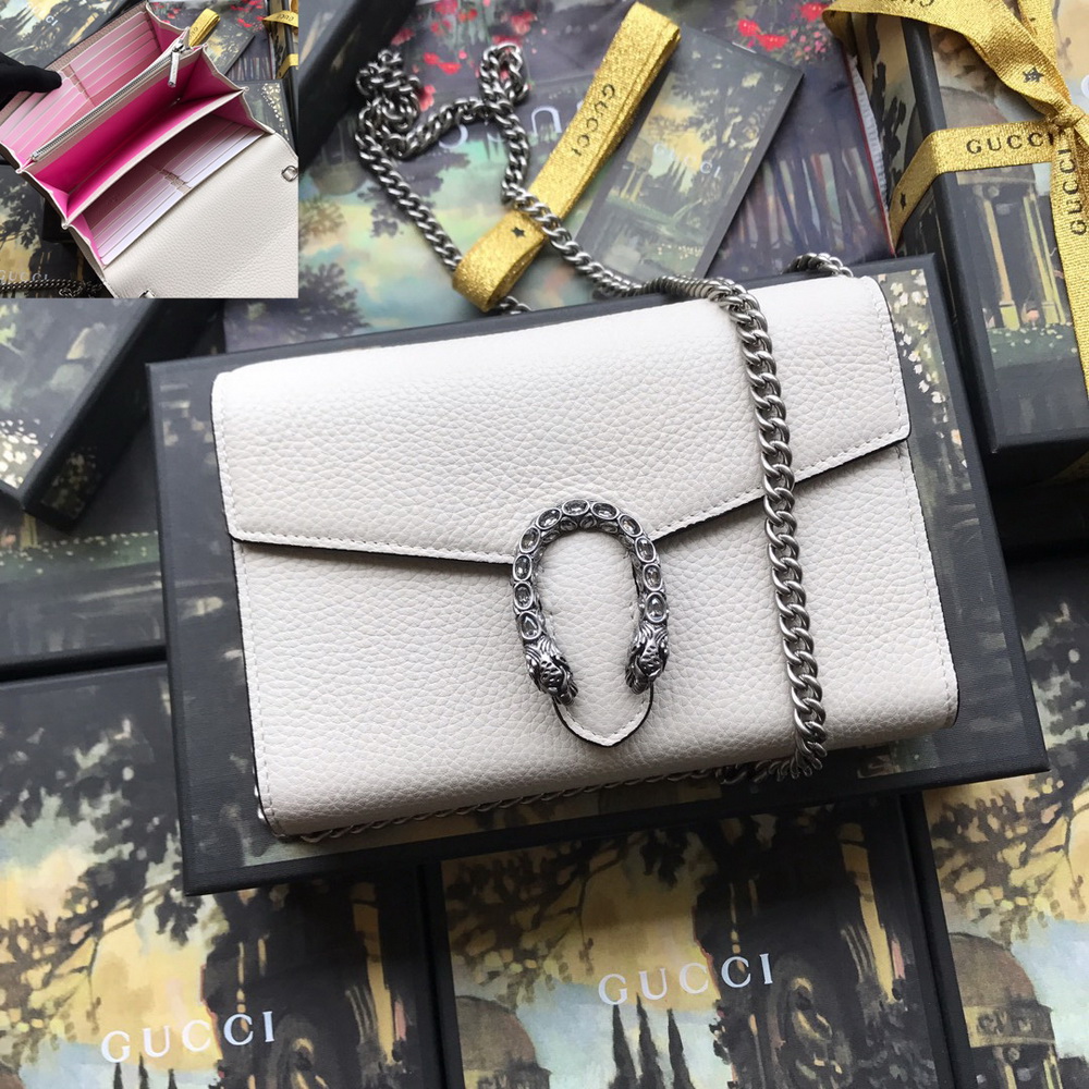 401231 Dionysus mini leather chain bag, Women's Wallets & Small Accessories