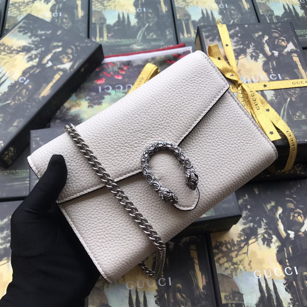 401231 Dionysus mini leather chain bag, Women's Wallets & Small Accessories