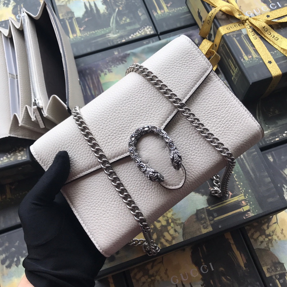 401231 Dionysus mini leather chain bag, Women's Wallets & Small Accessories
