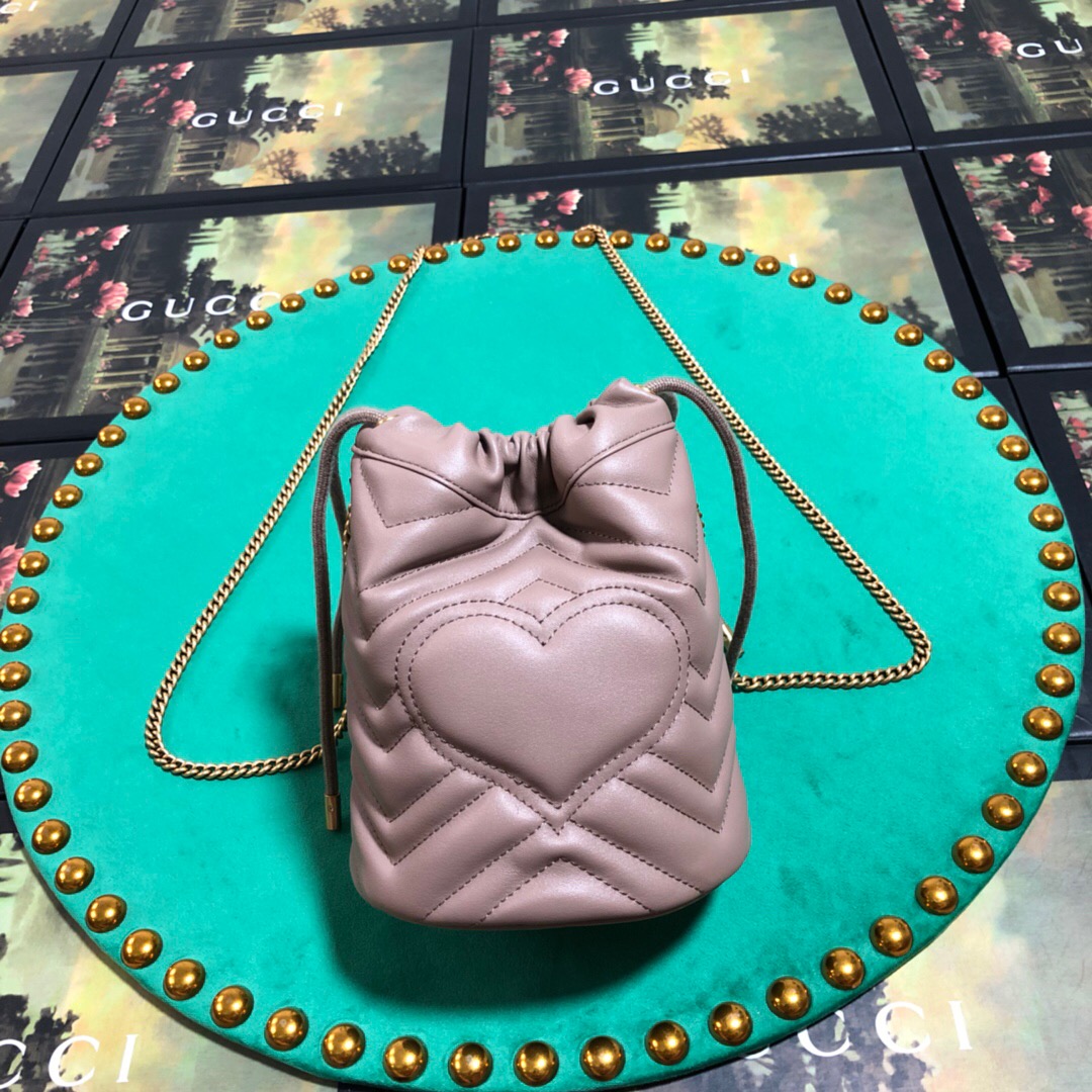 575163 GG Marmont mini bucket bag, Women's Mini Bags
