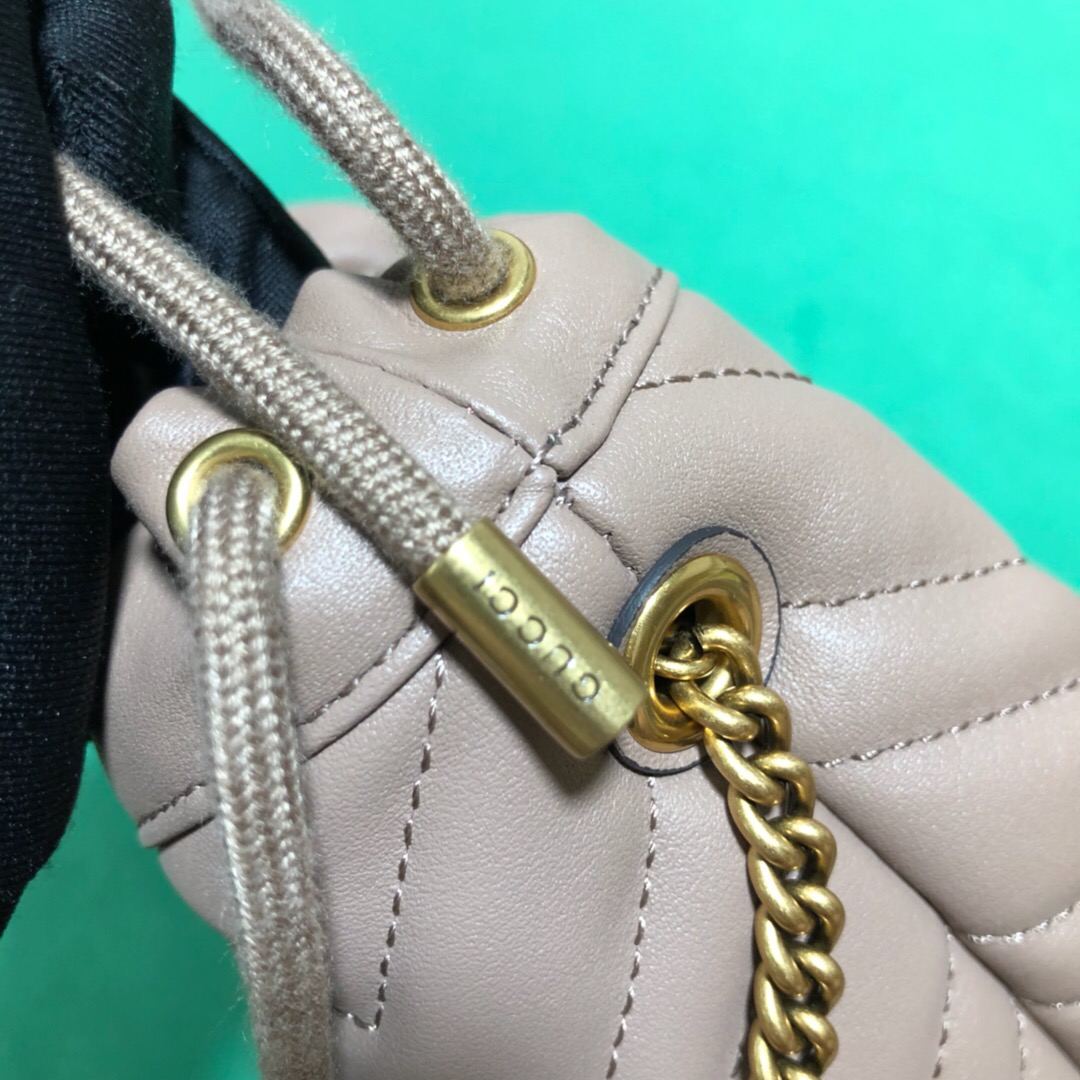 575163 GG Marmont mini bucket bag, Women's Mini Bags
