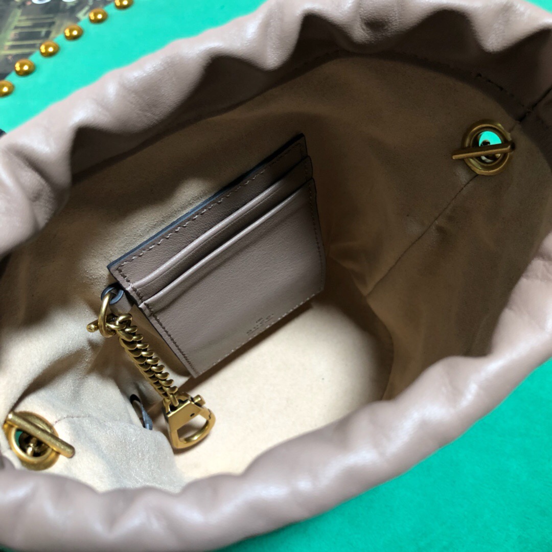 575163 GG Marmont mini bucket bag, Women's Mini Bags