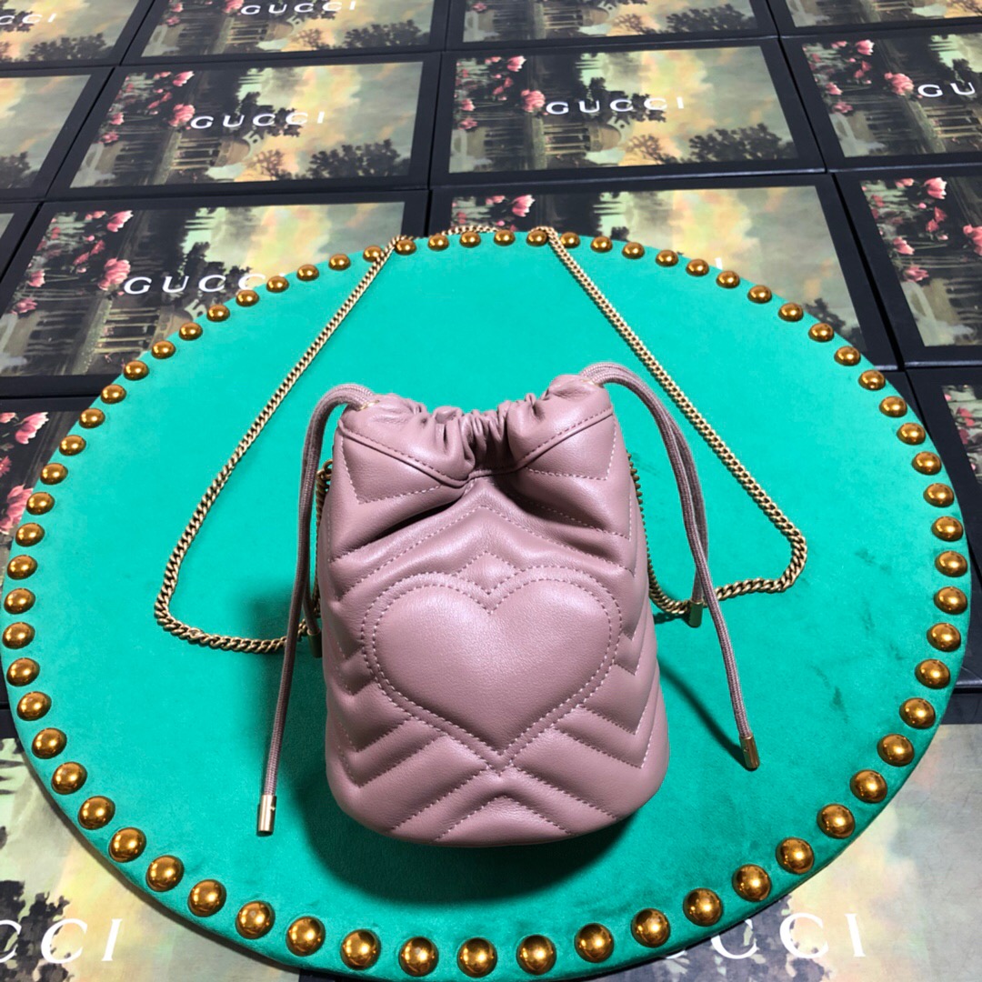 575163 GG Marmont mini bucket bag, Women's Mini Bags