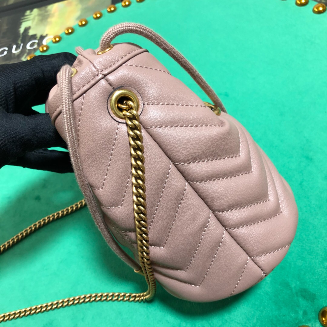 575163 GG Marmont mini bucket bag, Women's Mini Bags