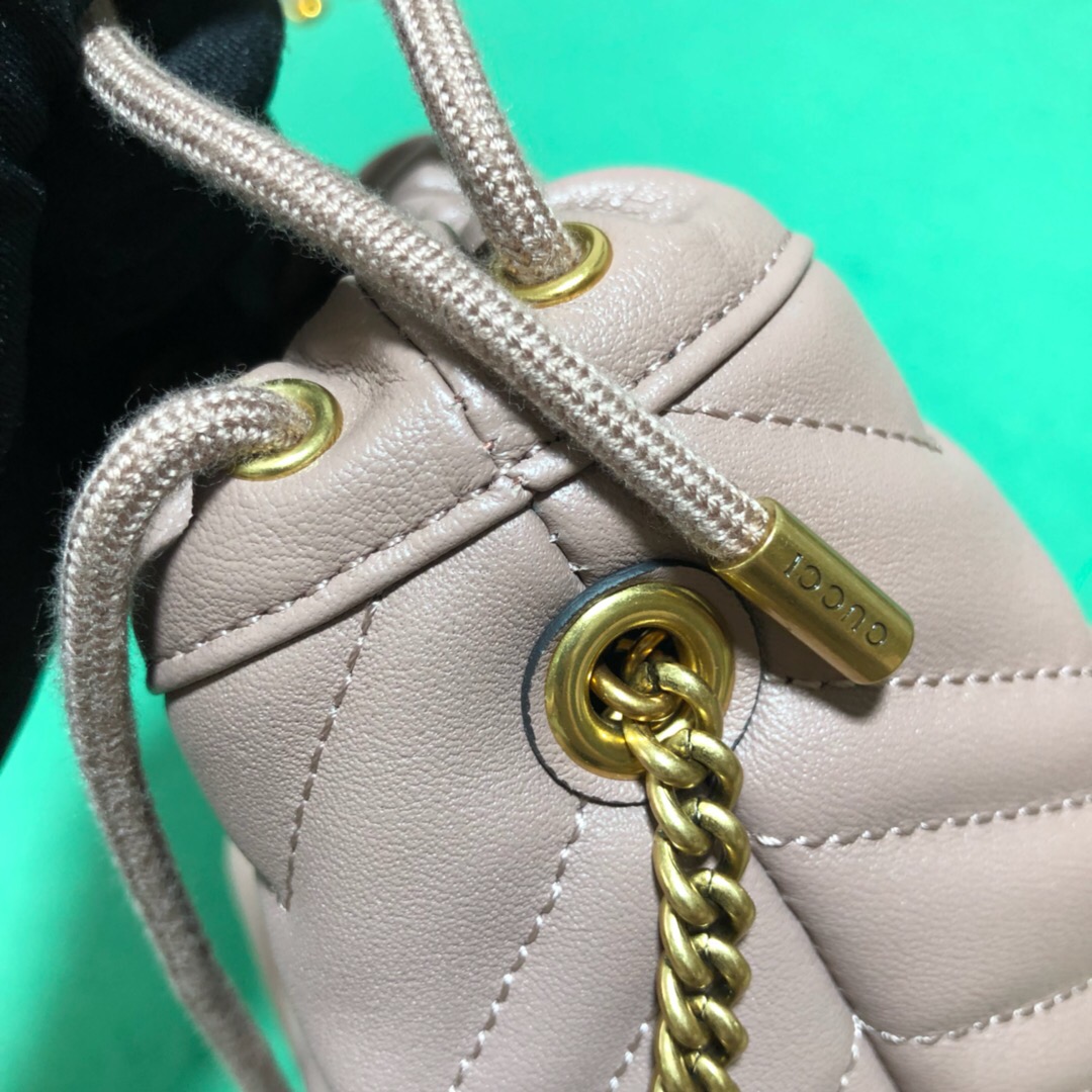 575163 GG Marmont mini bucket bag, Women's Mini Bags