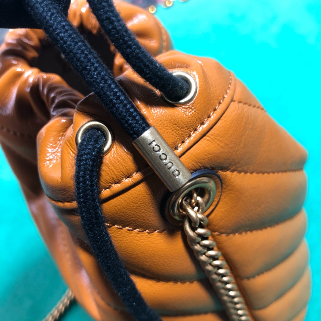 575163 GG Marmont mini bucket bag, Women's Mini Bags