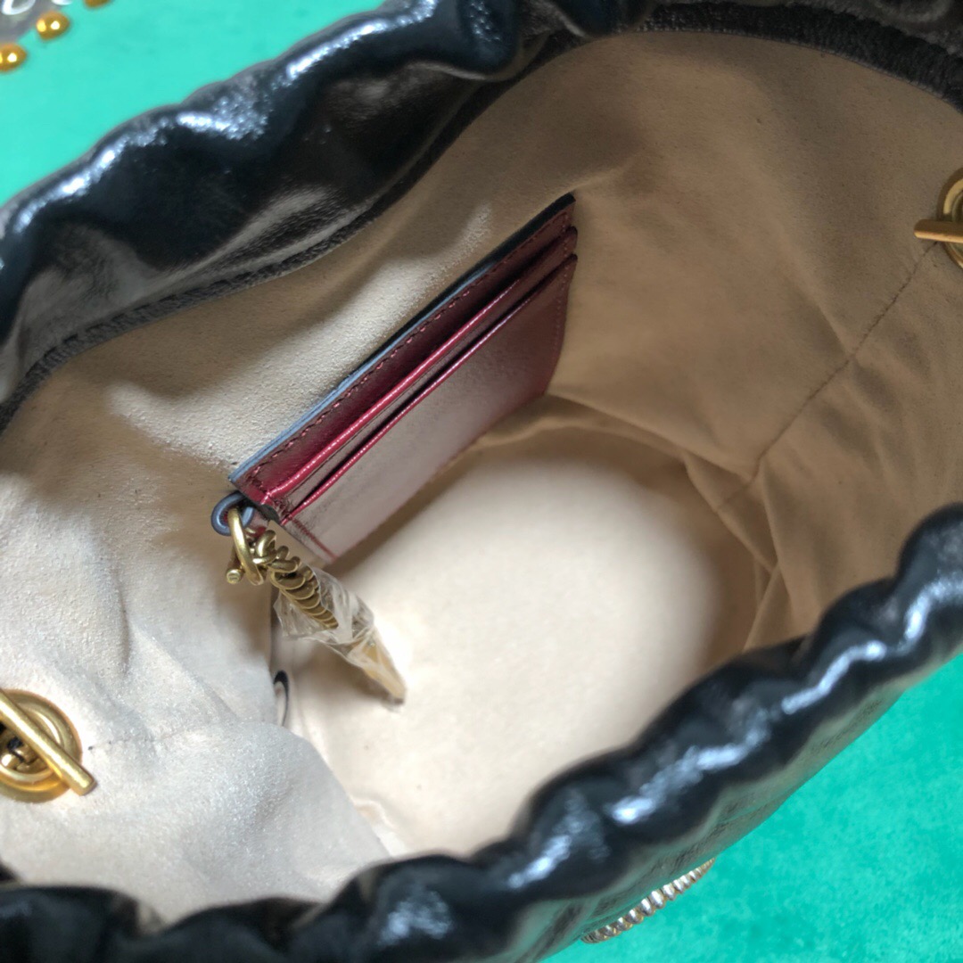 575163 GG Marmont mini bucket bag, Women's Mini Bags