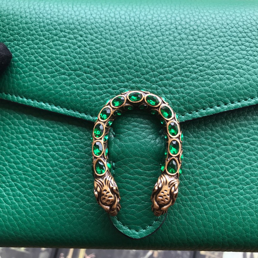 401231 Dionysus mini leather chain bag, Women's Wallets & Small Accessories