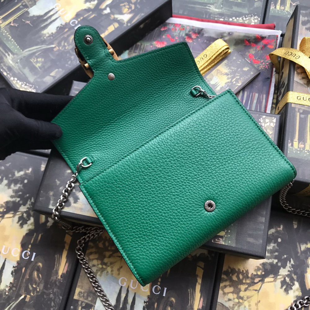 401231 Dionysus mini leather chain bag, Women's Wallets & Small Accessories