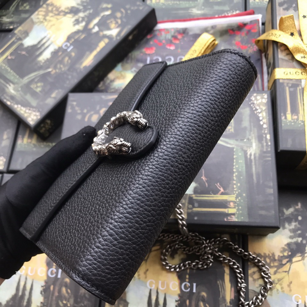 401231 Dionysus mini leather chain bag, Women's Wallets & Small Accessories