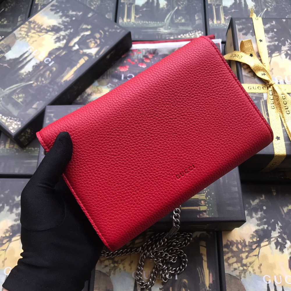 401231 Dionysus mini leather chain bag, Women's Wallets & Small Accessories
