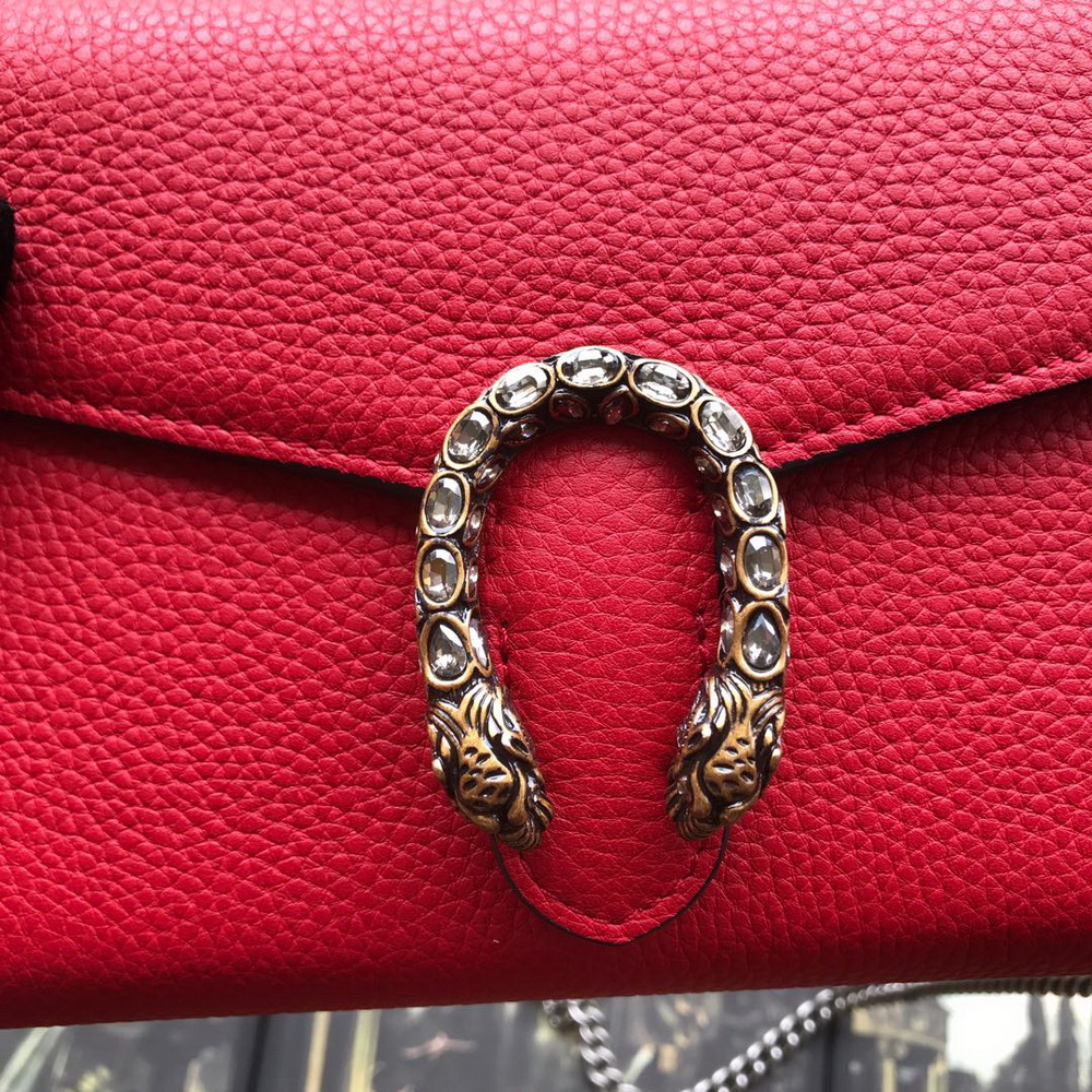 401231 Dionysus mini leather chain bag, Women's Wallets & Small Accessories