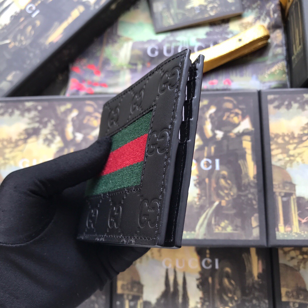 408827 Gucci Signature Web wallet, Men's Wallets & Small Accessories