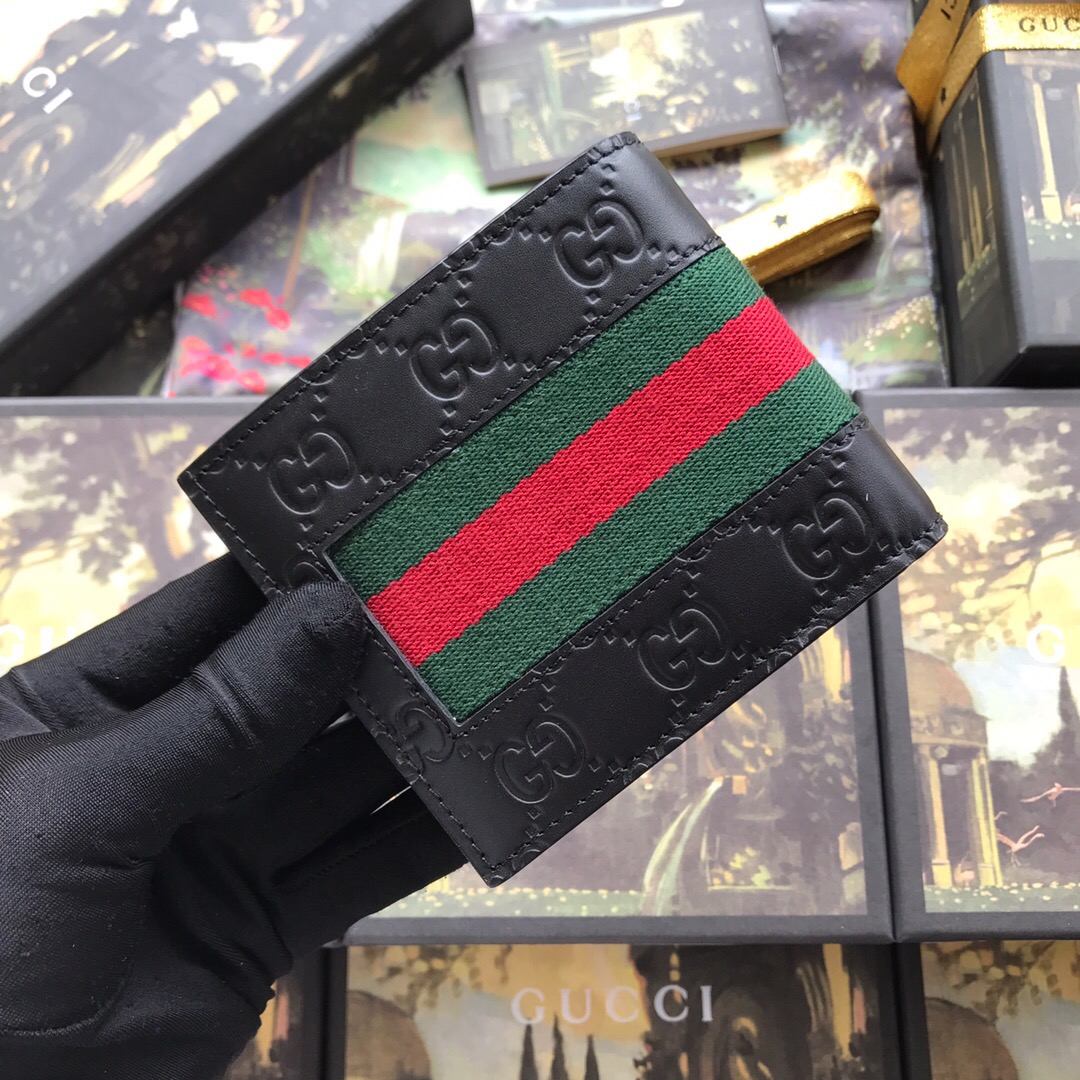 408827 Gucci Signature Web wallet, Men's Wallets & Small Accessories