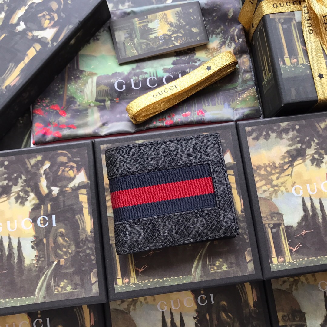 408827 Gucci Signature Web wallet, Men's Wallets & Small Accessories