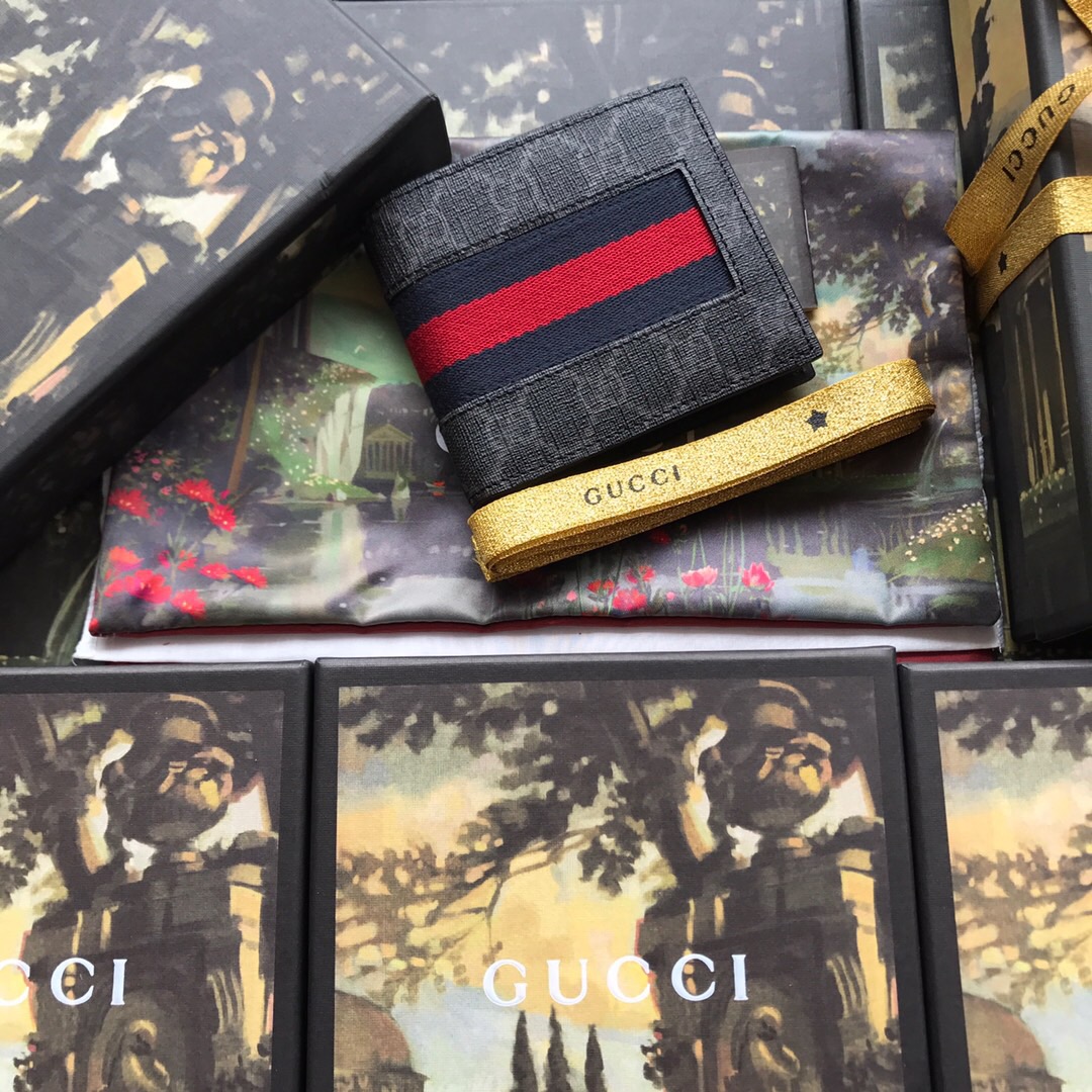 408827 Gucci Signature Web wallet, Men's Wallets & Small Accessories