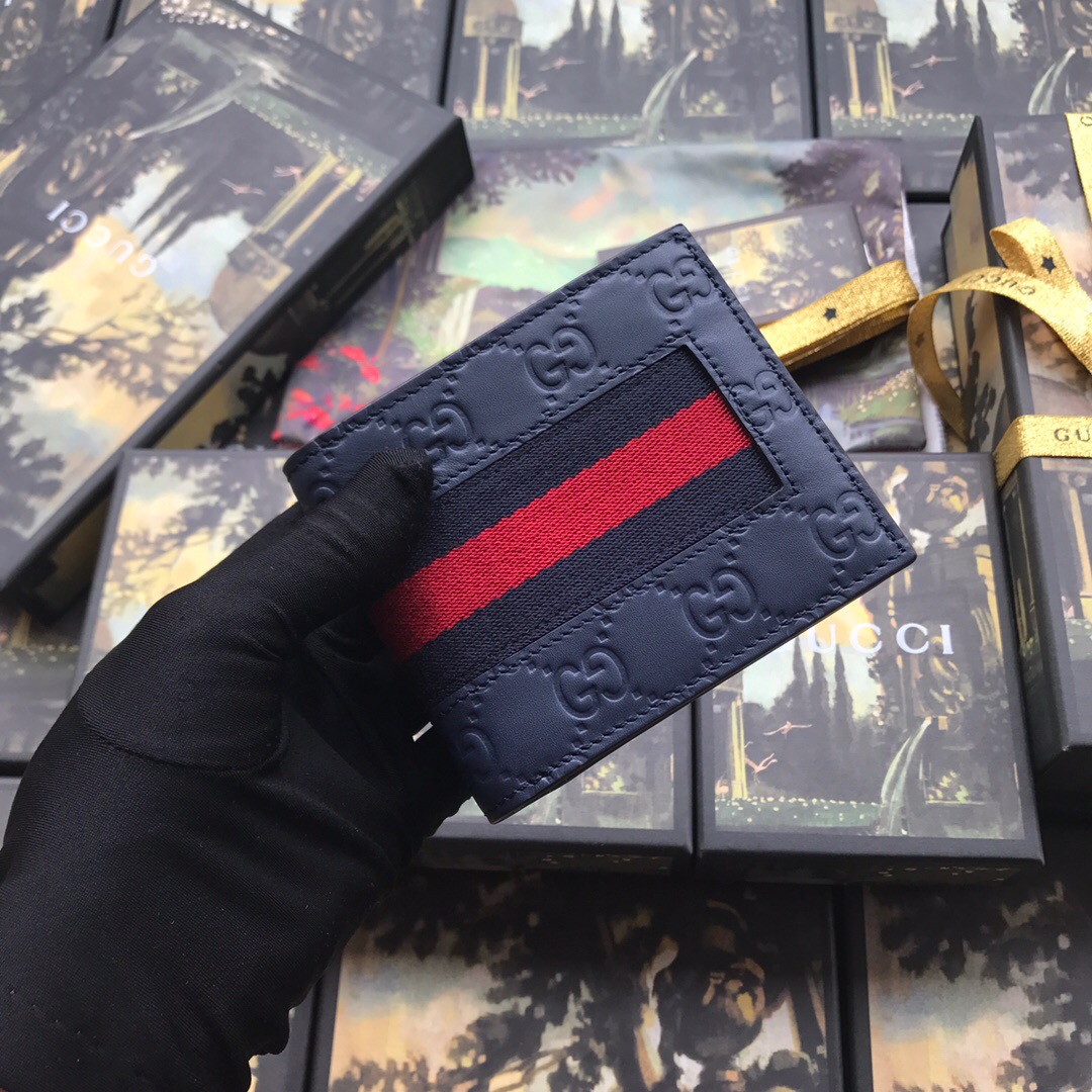 408827 Gucci Signature Web wallet, Men's Wallets & Small Accessories