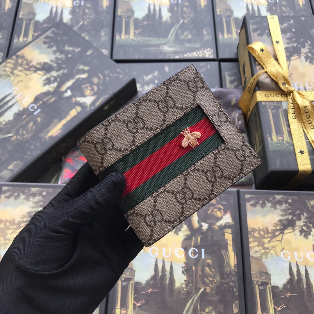 408827 Gucci Signature Web wallet, Men's Wallets & Small Accessories