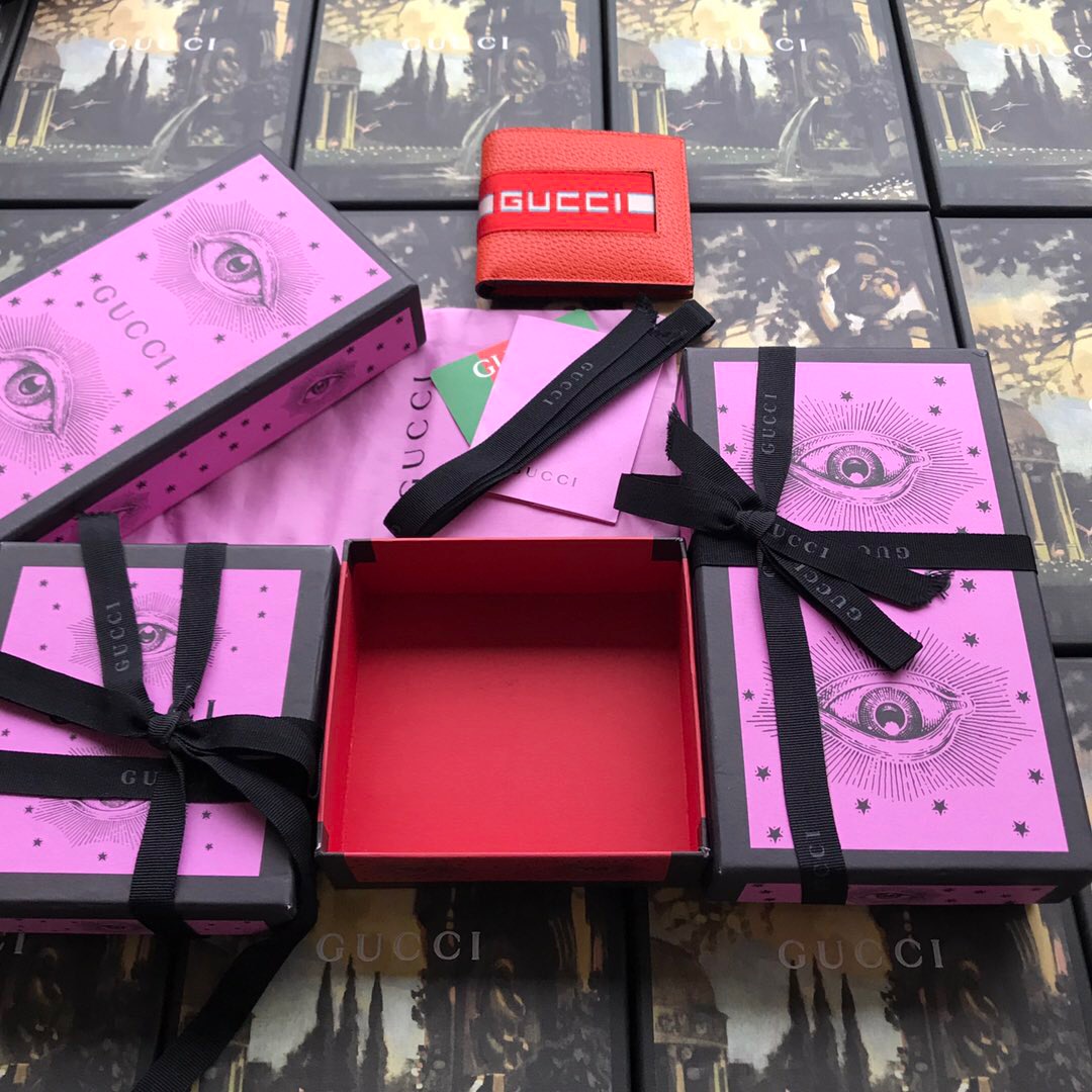 408827 Gucci stripe leather wallet, Men's Wallets & Small Accessories