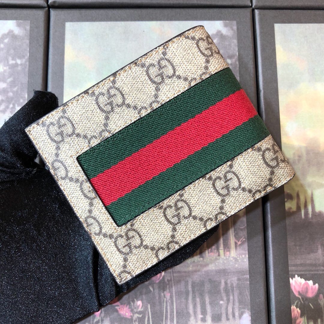 408827 Gucci Signature Web wallet, Men's Wallets & Small Accessories
