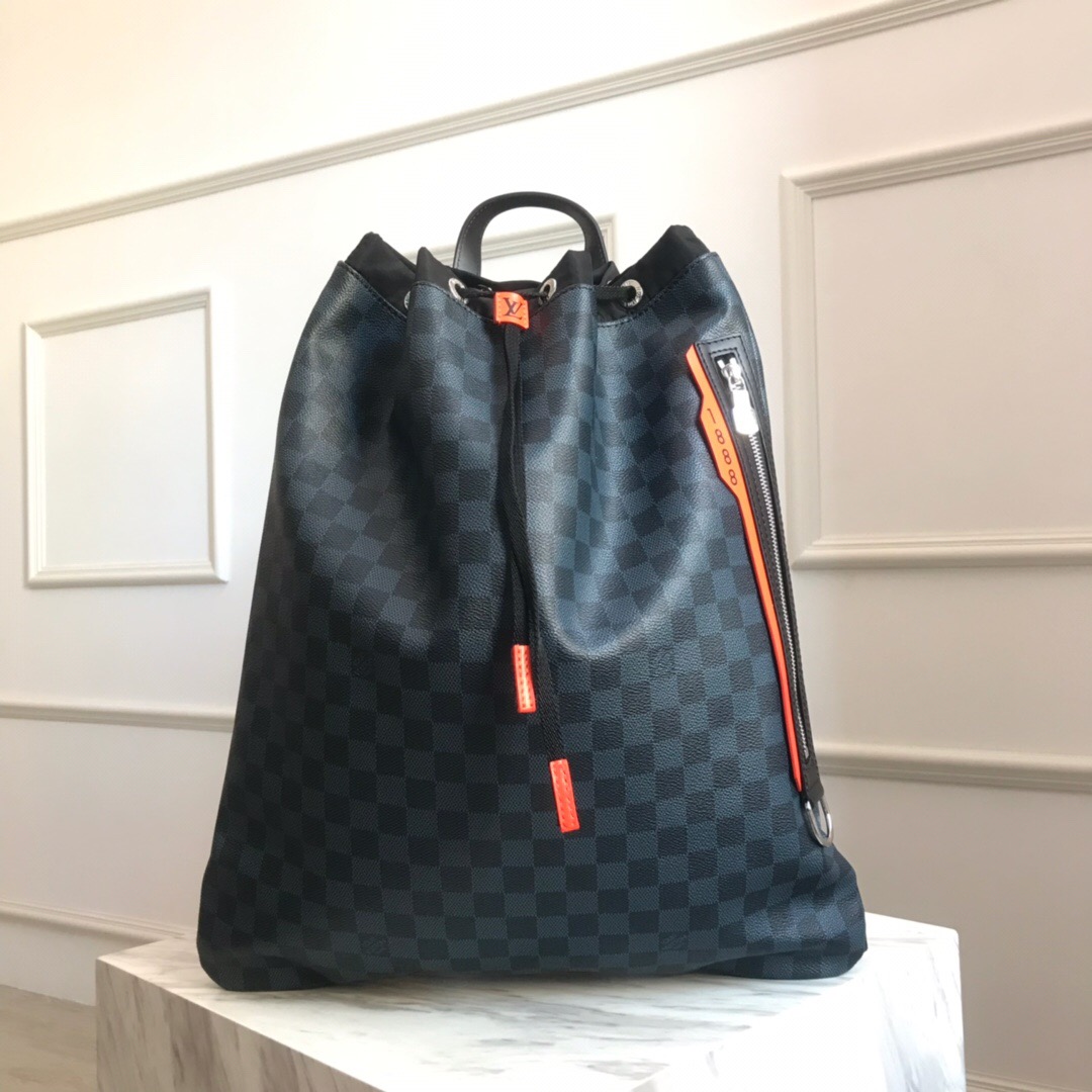 N40170 DRAWSTRING BACKPACK, Louis Vuitton LV Men's Bags