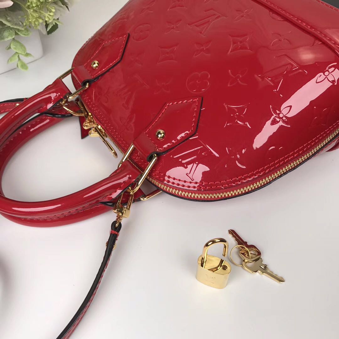 M90174 ALMA BB, Leather Handbag, Louis Vuitton LV