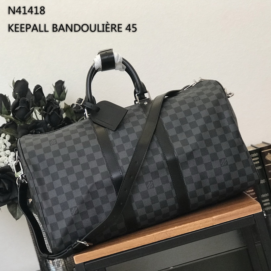 N41418 KEEPALL BANDOULIÈRE 45, Louis Vuitton LV TRAVEL BAG 