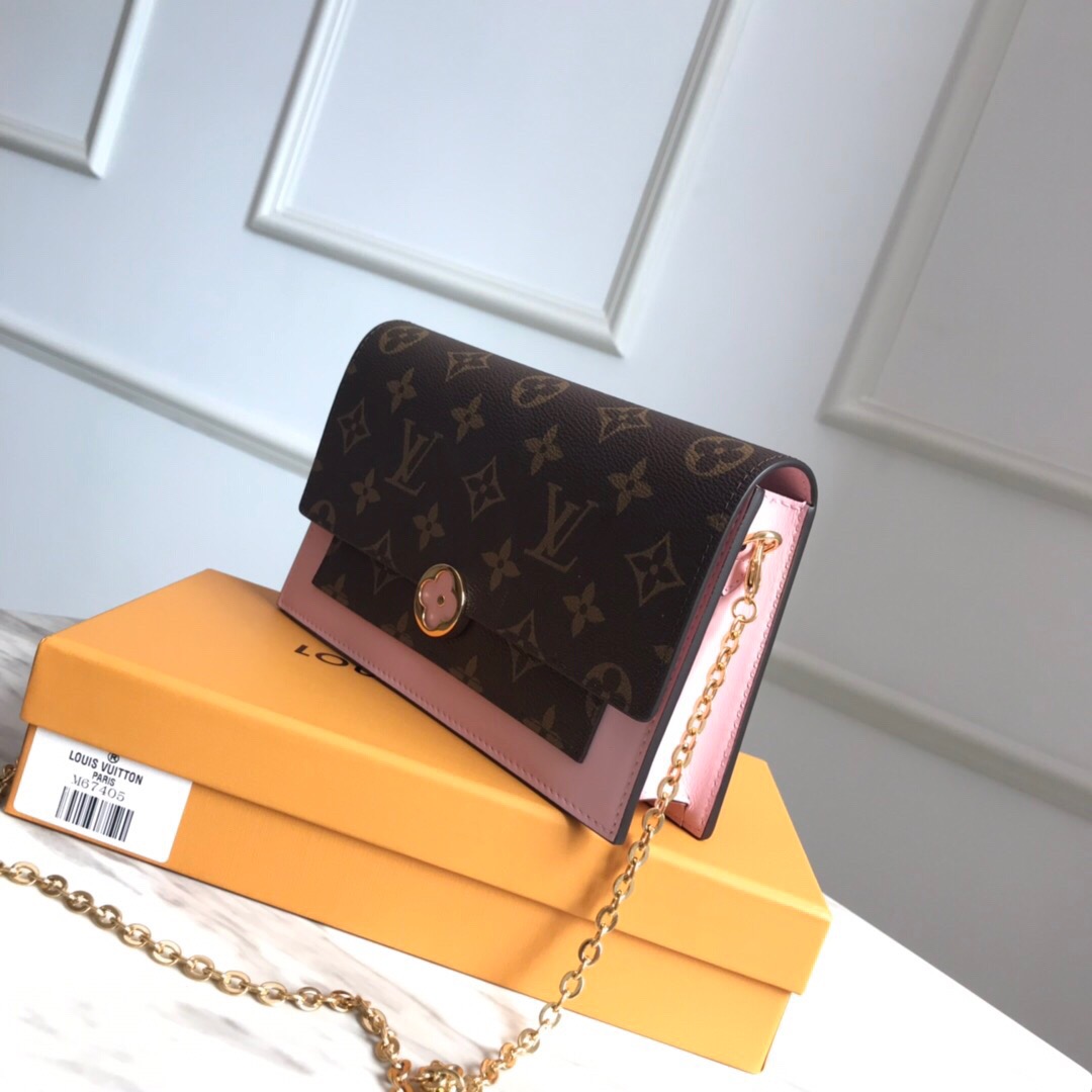 M67405 FLORE CHAIN WALLET, Louis Vuitton LV WOMEN - Small Leather Goods
