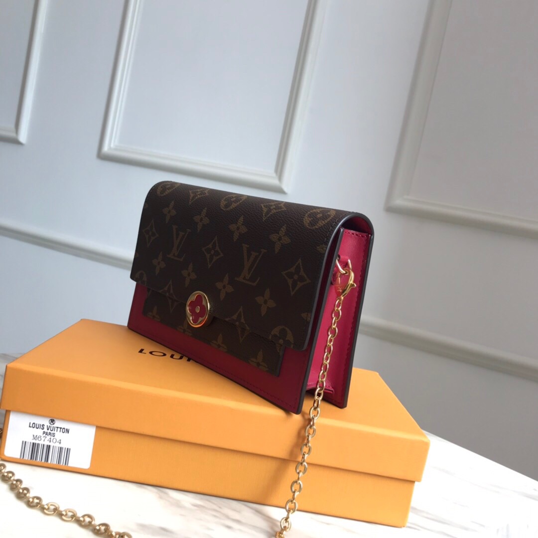 M67404 FLORE CHAIN WALLET, Louis Vuitton LV WOMEN - Small Leather Goods