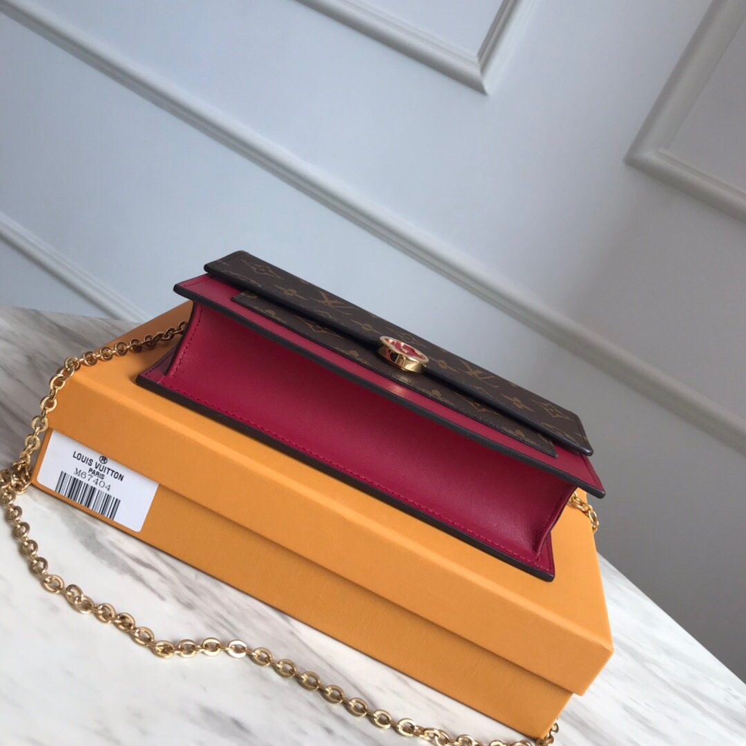M67404 FLORE CHAIN WALLET, Louis Vuitton LV WOMEN - Small Leather Goods