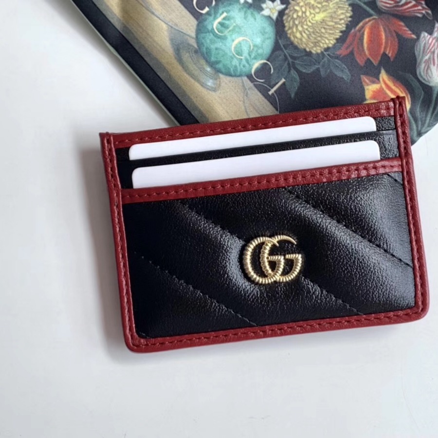 573812 GG Marmont card case, GUCCI Women's Wallets & Small Accessories