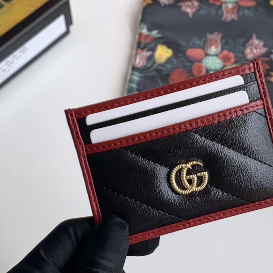 573812 GG Marmont card case, GUCCI Women's Wallets & Small Accessories