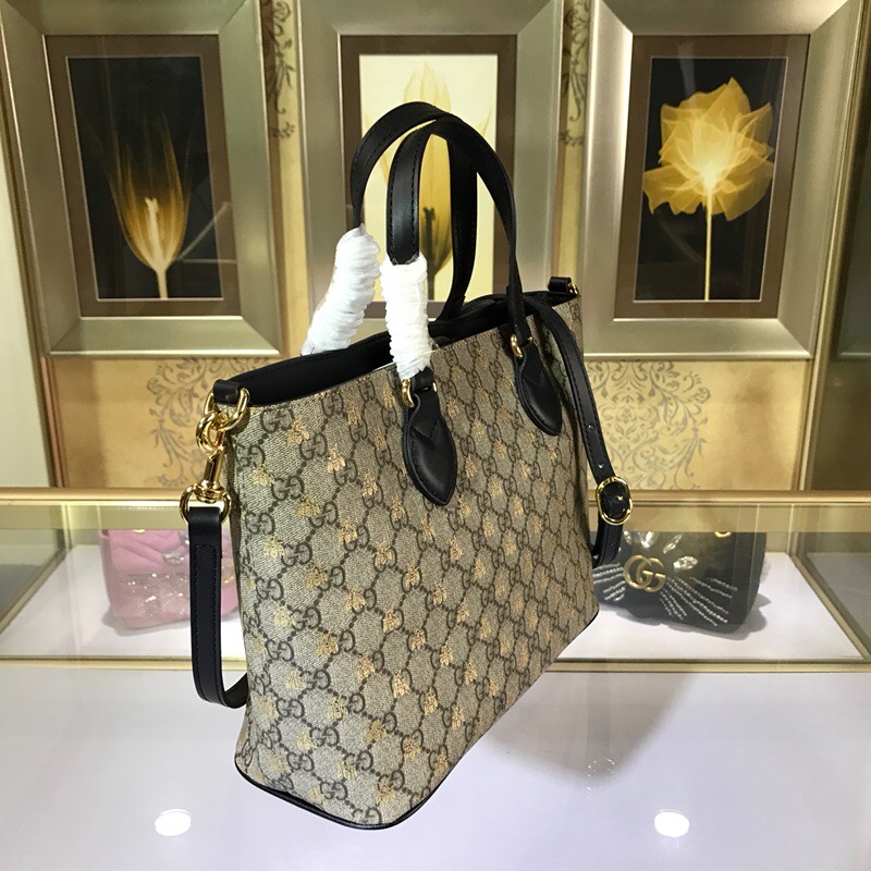 473887 GG Supreme bees tote, Gucci Women's Totes